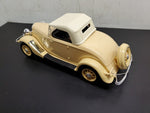 Vtg Jim Beam's 1934 Ford Roadster EMPTY Decanter Handcrafted Porcelain Orig Box