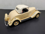 Vtg Jim Beam's 1934 Ford Roadster EMPTY Decanter Handcrafted Porcelain Orig Box