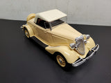 Vtg Jim Beam's 1934 Ford Roadster EMPTY Decanter Handcrafted Porcelain Orig Box