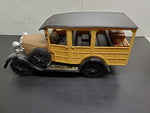 Vtg 1983 Beam's 1929 Model A Ford Woodie Station Wagon Decanter NIB Orig EMPTY