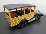 Vtg 1983 Beam's 1929 Model A Ford Woodie Station Wagon Decanter NIB Orig EMPTY
