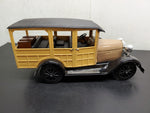 Vtg 1983 Beam's 1929 Model A Ford Woodie Station Wagon Decanter NIB Orig EMPTY