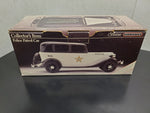 Vtg Jim Beam White Police Patrol Car Decanter EMPTY Orig Box Stickers Mint