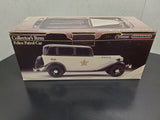 Vtg Jim Beam White Police Patrol Car Decanter EMPTY Orig Box Stickers Mint