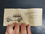Vtg Jim Beam White Police Patrol Car Decanter EMPTY Orig Box Stickers Mint