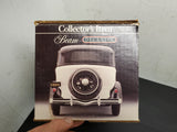 Vtg Jim Beam White Police Patrol Car Decanter EMPTY Orig Box Stickers Mint