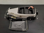 Vtg Jim Beam White Police Patrol Car Decanter EMPTY Orig Box Stickers Mint