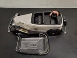 Vtg Jim Beam White Police Patrol Car Decanter EMPTY Orig Box Stickers Mint