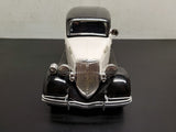 Vtg Jim Beam White Police Patrol Car Decanter EMPTY Orig Box Stickers Mint