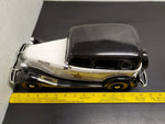 Vtg Jim Beam White Police Patrol Car Decanter EMPTY Orig Box Stickers Mint