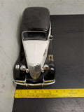 Vtg Jim Beam White Police Patrol Car Decanter EMPTY Orig Box Stickers Mint