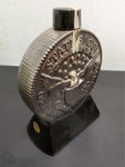 VTG 69 Ezra Brooks 1804 Silver Dollar Genuine EMPTY Platinum Decanter Orig. Box