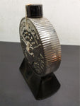 VTG 69 Ezra Brooks 1804 Silver Dollar Genuine EMPTY Platinum Decanter Orig. Box