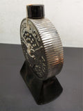 VTG 69 Ezra Brooks 1804 Silver Dollar Genuine EMPTY Platinum Decanter Orig. Box