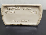 VTG 69 Ezra Brooks 1804 Silver Dollar Genuine EMPTY Platinum Decanter Orig. Box