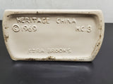 VTG 69 Ezra Brooks 1804 Silver Dollar Genuine EMPTY Platinum Decanter Orig. Box