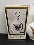 Vtg 1969 JW Dant Edition #1 EMPTY Bird Decanter Ringnecked Pheasant w/ Orig.Box