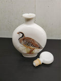 Vtg EMPTY 1969 Field Birds Liquor Decanter By A. Singer Chukar Partridge Nice