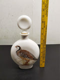 Vtg EMPTY 1969 Field Birds Liquor Decanter By A. Singer Chukar Partridge Nice
