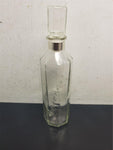 Vtg 12.5" Empty Glass Smirnoff Liquor Vodka Whiskey Carafe Collectible Unique