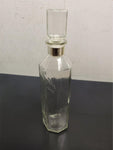 Vtg 12.5" Empty Glass Smirnoff Liquor Vodka Whiskey Carafe Collectible Unique