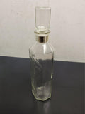 Vtg 12.5" Empty Glass Smirnoff Liquor Vodka Whiskey Carafe Collectible Unique