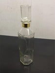 Vtg 12.5" Empty Glass Smirnoff Liquor Vodka Whiskey Carafe Collectible Unique