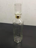 Vtg 12.5" Empty Glass Smirnoff Liquor Vodka Whiskey Carafe Collectible Unique