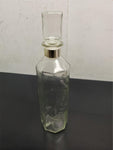 Vtg 12.5" Empty Glass Smirnoff Liquor Vodka Whiskey Carafe Collectible Unique
