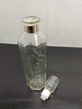 Vtg 12.5" Empty Glass Smirnoff Liquor Vodka Whiskey Carafe Collectible Unique