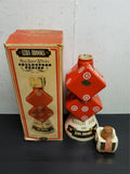 Vtg EMPTY 1968 Ezra Brooks Harolds Club Reno Liquor Whiskey Decanter Orig Box #7