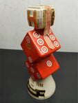 Vtg EMPTY 1968 Ezra Brooks Harolds Club Reno Liquor Whiskey Decanter Orig Box #7