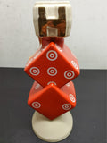 Vtg EMPTY 1968 Ezra Brooks Harolds Club Reno Liquor Whiskey Decanter Orig Box #7