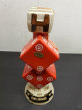 Vtg EMPTY 1968 Ezra Brooks Harolds Club Reno Liquor Whiskey Decanter Orig Box #7