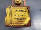 Vtg EMPTY 1969 Locomotive Train Jupiter Engine McCormick Decanter 1st Edition