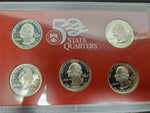 1999 United States Mint Silver Proof coin Set W Certification Specification Info