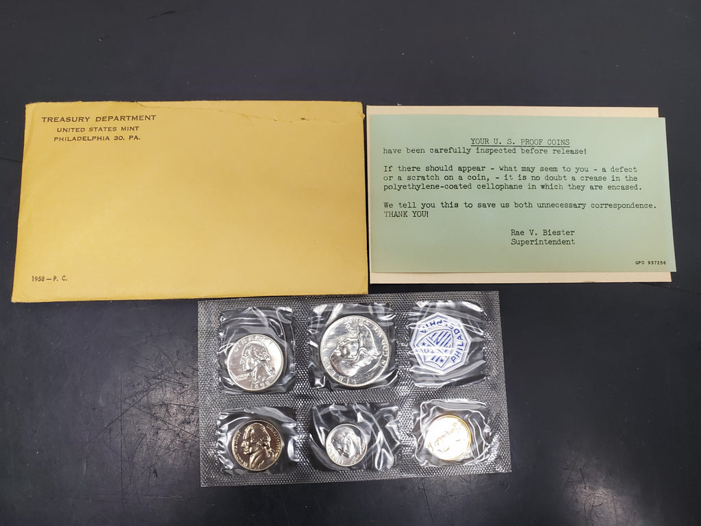 58 United States Mint Treasury Department Proof Coin Set Authentic