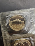 '58 United States Mint Treasury Department Proof Coin Set Authentic Note Collect