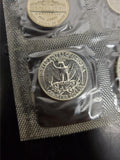 '58 United States Mint Treasury Department Proof Coin Set Authentic Note Collect