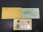 1959 United States Treasury Dept. Mint Proof Coins Set W/Note Of Authenticity