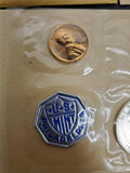 1959 United States Treasury Dept. Mint Proof Coins Set W/Note Of Authenticity