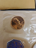1959 United States Treasury Dept. Mint Proof Coins Set W/Note Of Authenticity