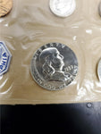 1959 United States Treasury Dept. Mint Proof Coins Set W/Note Of Authenticity