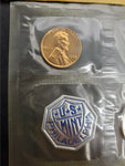 1962 United States Treasury Dept. Mint Proof Coins Set W/Note Of Authenticity