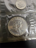 1962 United States Treasury Dept. Mint Proof Coins Set W/Note Of Authenticity