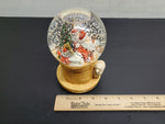 Hallmark Nature’s Sketchbook Musical Snow Globe SANTA Christmas Holidays Present