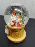 Hallmark Nature’s Sketchbook Musical Snow Globe SANTA Christmas Holidays Present