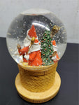 Hallmark Nature’s Sketchbook Musical Snow Globe SANTA Christmas Holidays Present