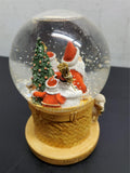 Hallmark Nature’s Sketchbook Musical Snow Globe SANTA Christmas Holidays Present
