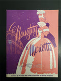 VTG 1950s Naughty Marietta Play Program Civic Light Opera Of Greater Pittsburgh